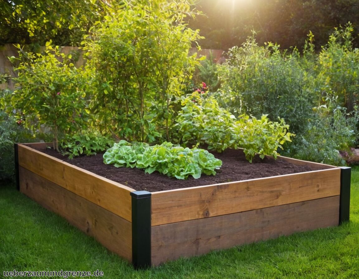 Schichtweise Füllung mit Ästen und Laub - Hochbeet bauen » So gelingt dein Gartenprojekt