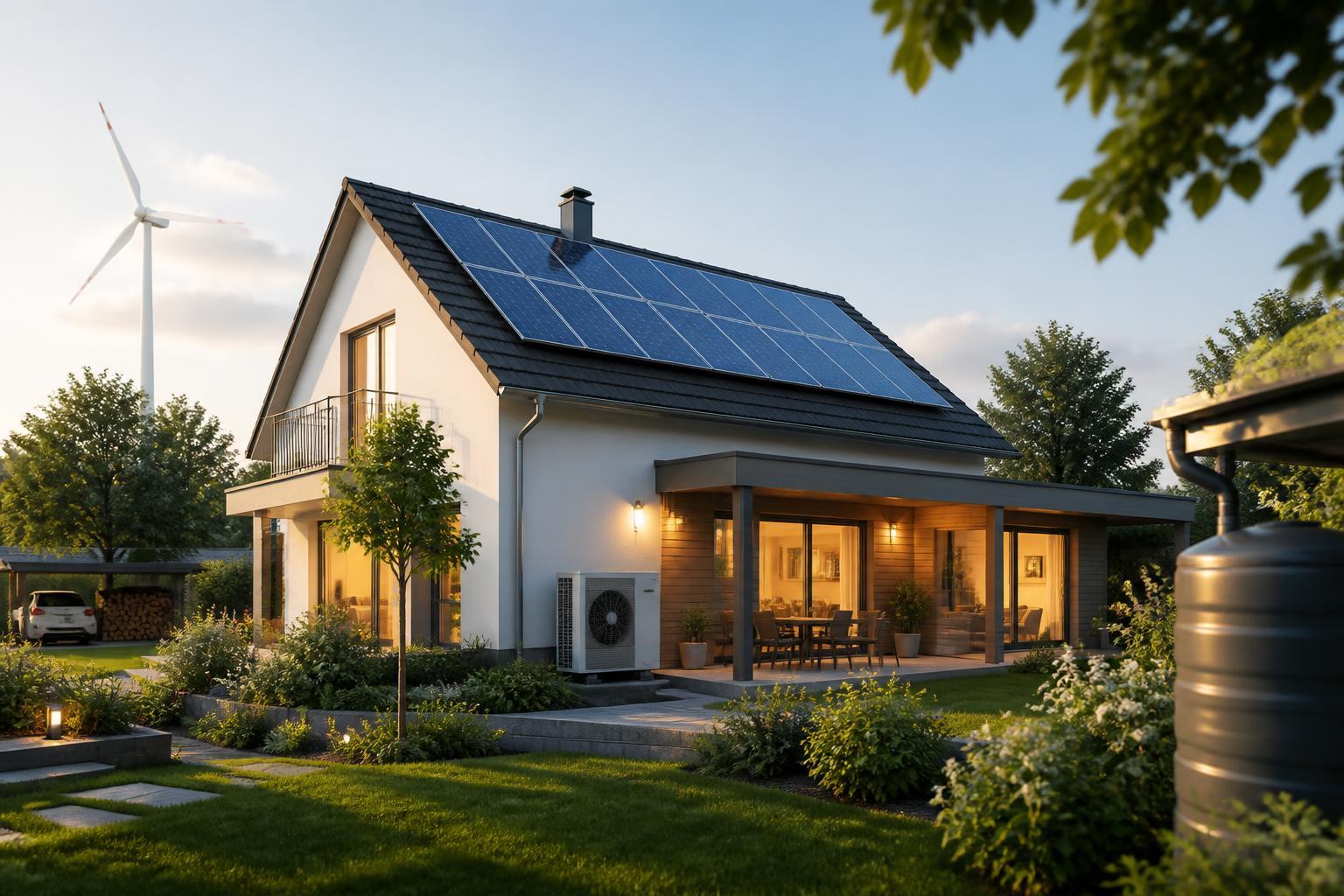 Haus und Garten energieeffizient gestalten: Moderne Lösungen für nachhaltiges Wohnen